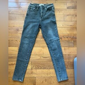 Kancan washed black denim